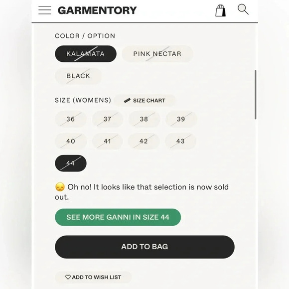 NWB GANNI Recycled Rubber City Mule Utility Clogs in Kalamata Green Size 44 - Picture 8 of 8